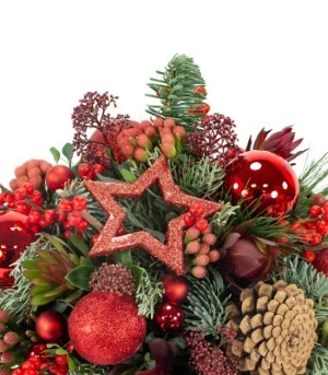 Kerststukken en Kerstboeketten