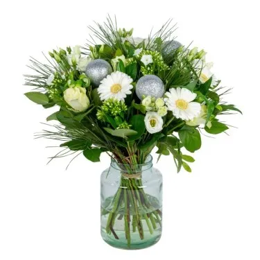 Kerstboeket Snowflake voor 34,95