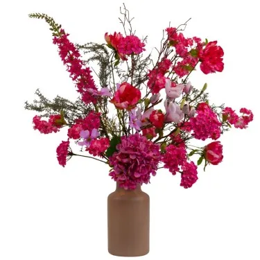 Zijden boeket Pink Blooming voor 189,95